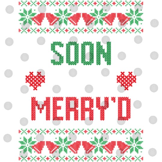 Soon to be Married Merry'd Xmas Bride and Groom Digital Files