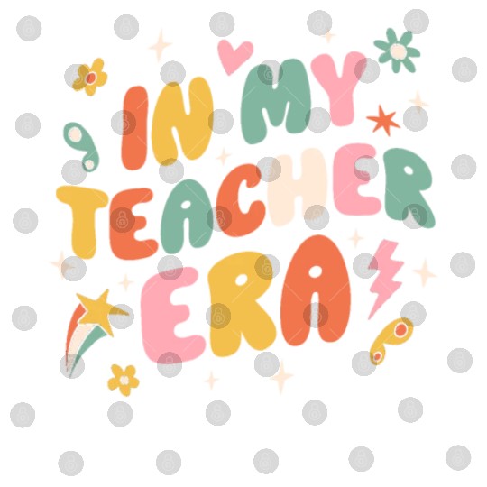 In My Teacher Era Groovy Digital Files