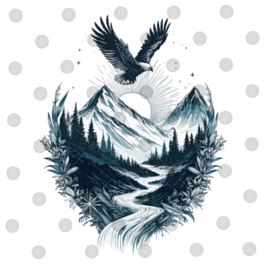 Mountain Silver Eagle Digital Files