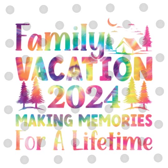 Summer Family Vacation Making Memories Digital Files