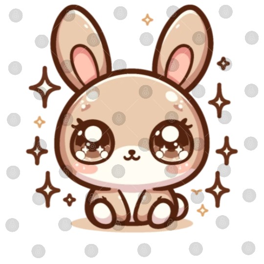 Rabbit Bubble Tea Kawaii Digital Files