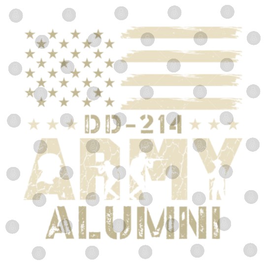 DD-214 Army Alumni Military US Flag Veteran USA Digital Files