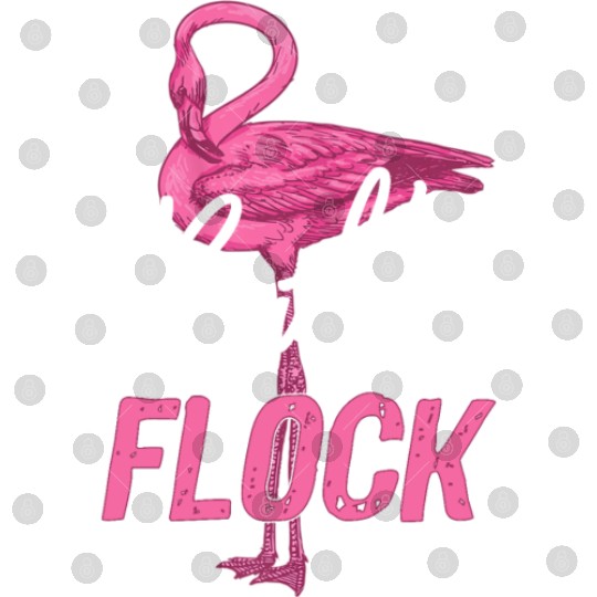 Bride's Flock, Flamingo Bridesmaid Bridal Party Digital Files