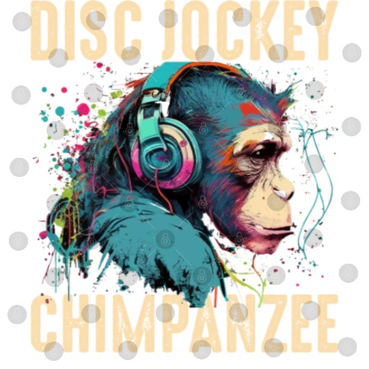Disc Jockey Chimpanzee Digital Files