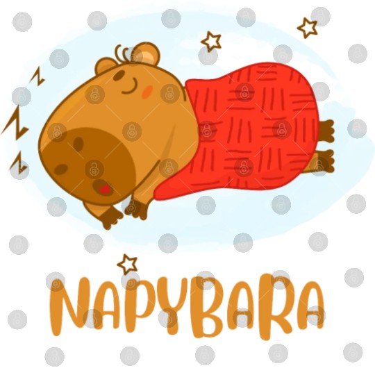 Sleepy Capybara Digital Files