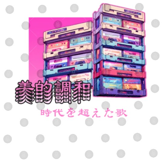 Retro Old Cassette Tapes Japanese Y2K Aesthetic Va Digital Files