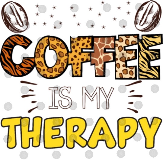 Coffee Lover Digital Files - Coffee Is My Therapy