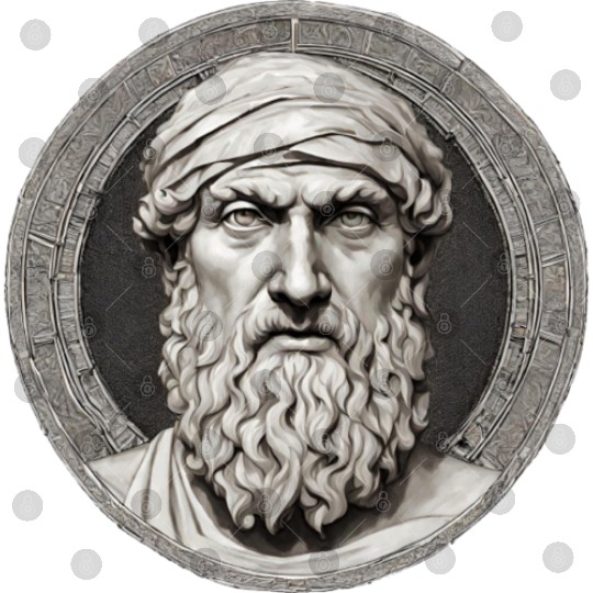 Pythagoras Greek Mathematician Artwork Digital Files
