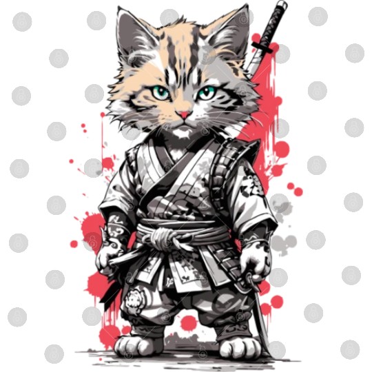 kawaii cat anime japanese retro men women kids fun Digital Files