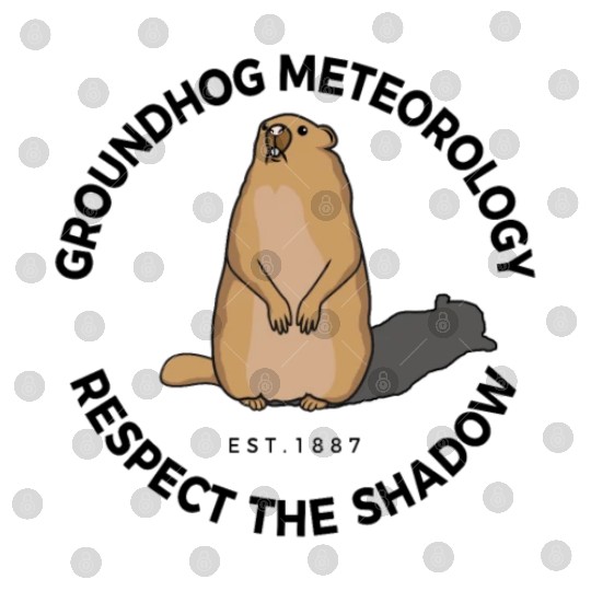 Animal Groundhog Spirit Rodent Happy Groundhog Day Digital Files