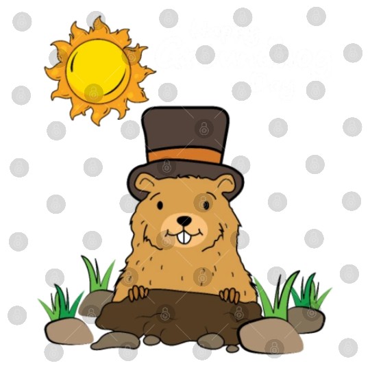 Happy Groundhog Day Animal Groundhog Spirit Rodent Digital Files
