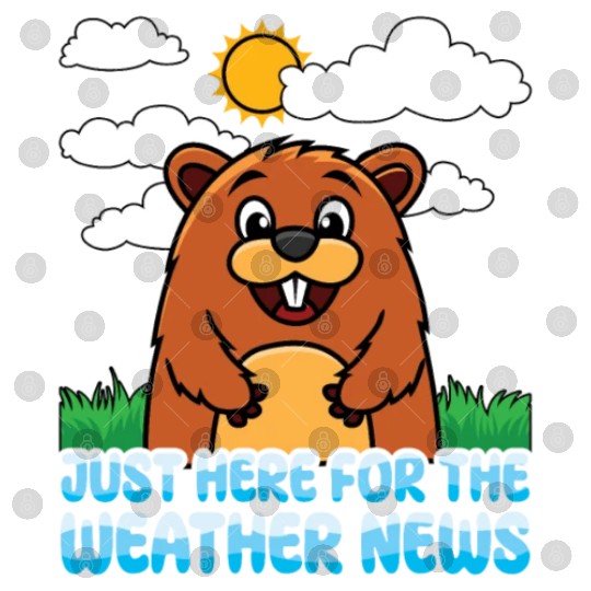 Just Here For The Weather News Happy Groundhog Day Digital Files