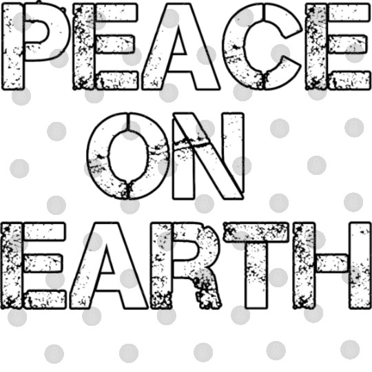 PEACE ON EARTH Christmas holiday hope love Digital Files