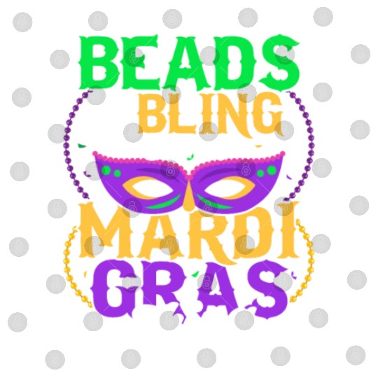 Beads & Bling It's A Mardi Gras Thing Carnival Par Digital Files