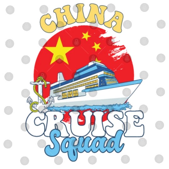 China Cruise Squad Family Vacation Trip Digital Files