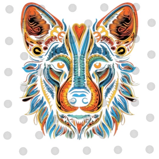 German Shepherd Funny Dog Street Art Comic Pet Digital Files