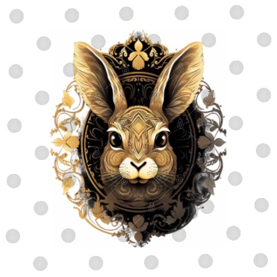 Easter Bunny Rabbit Mandala Arts Easter Day Digital Files