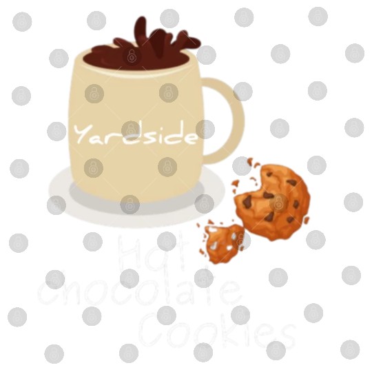Drink Hot chocolate cookies Yardside font logo Digital Files