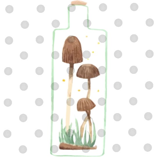 Mushroom and Firefly Terrarium Digital Files