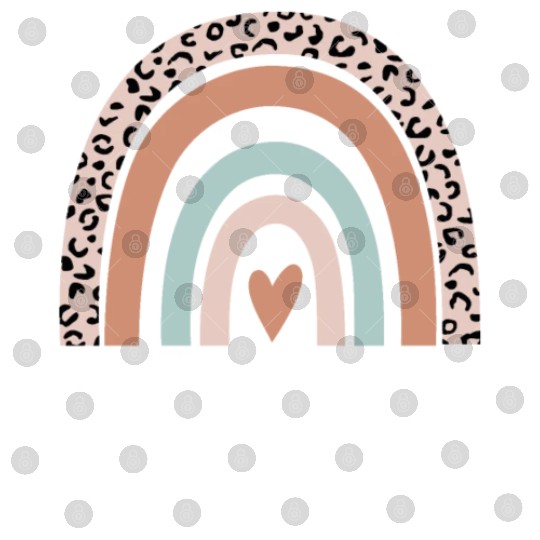 Teacher Rainbow Leopard Funny Teacher Appreciation Digital Files