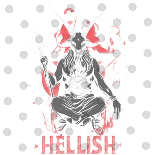 Hellish Satan Baphomet Digital Files