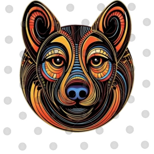 German Shepherd Funny Dog Street Art Comic Pet Digital Files