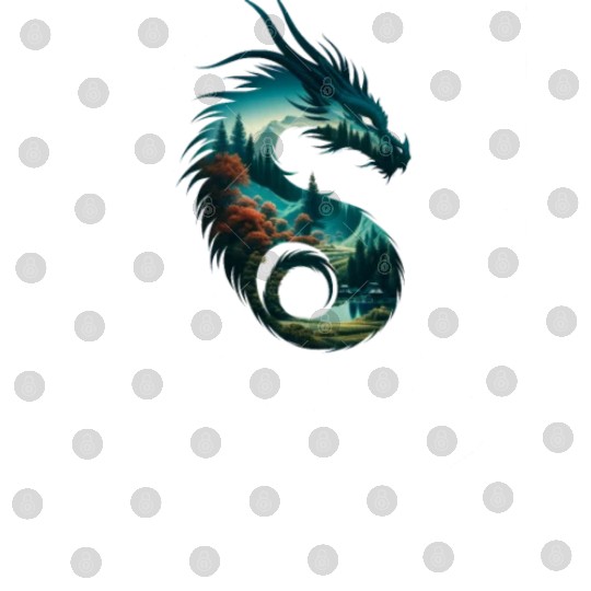 Nature in Dragon Pattern Digital Files