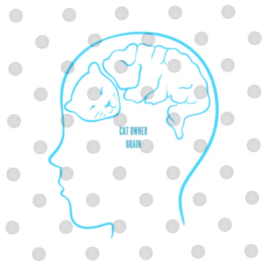 Cat Owner Brain Cat Lover And Owner Gift Digital Files