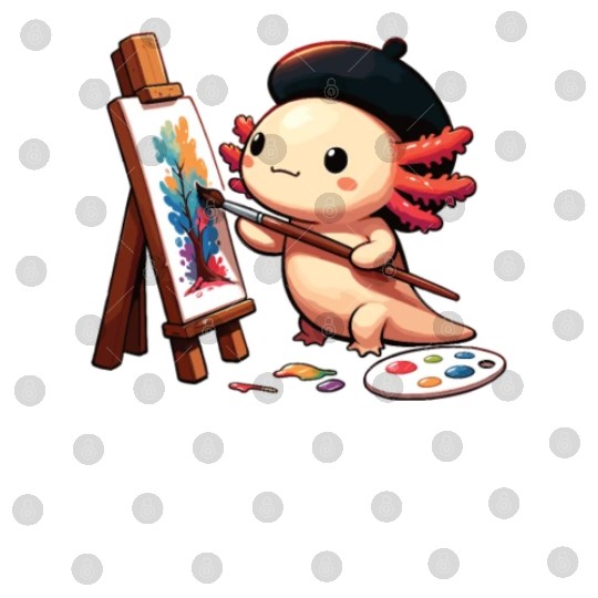 Painter Art Artist Axolotl Digital Files