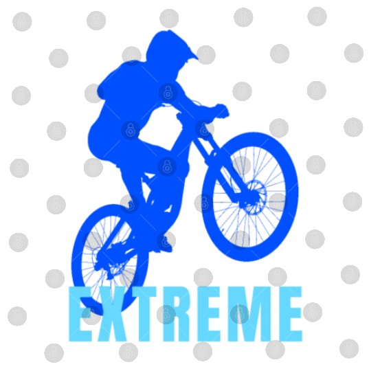 Mountain Bike (blue and light blue design) Digital Files