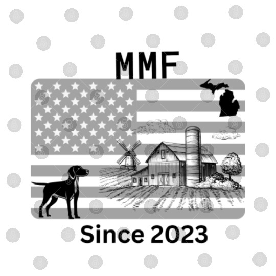 MMF with patriotic background Digital Files
