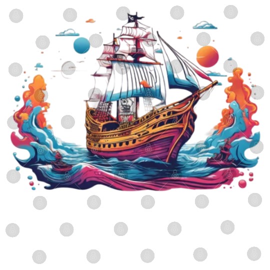 Pirate Ship 2 Digital Files