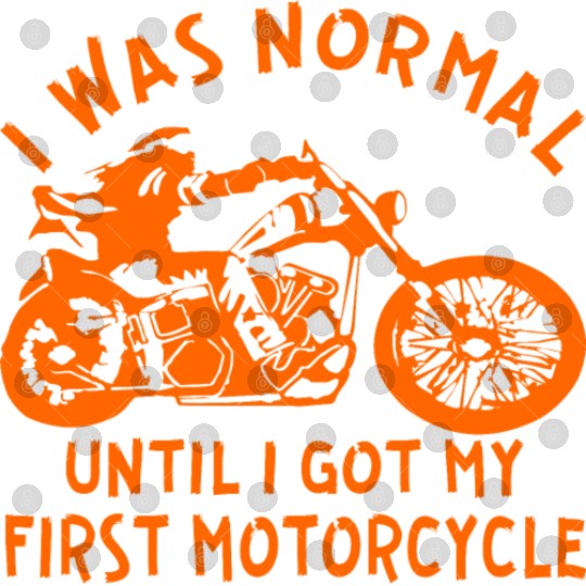 I Was Normal Until I Got My First Motorcycle © Digital Files