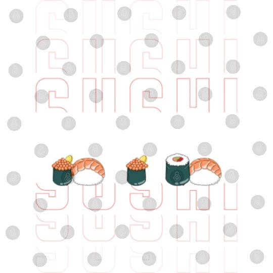 Japanese Fish Maki Cuisine Digital Files