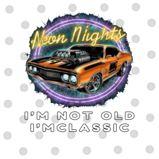Timeless Neon Statement Digital Files - Hot Rod