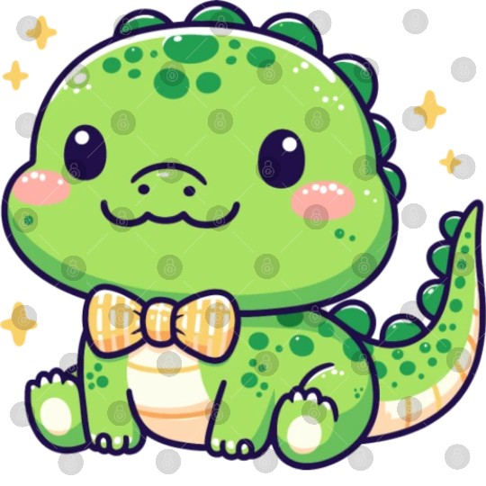 Playful Alligator Cartoon Digital Files
