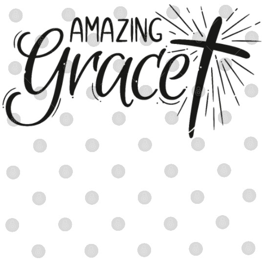 Amazing Grace Lettering Digital Files