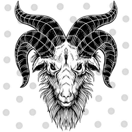 Devil Baphomet Goat Head Digital Files