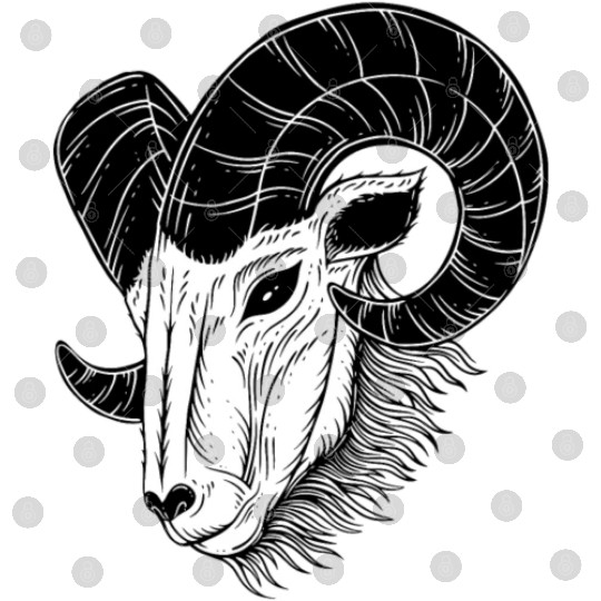 Dark Baphomet Goat Art Digital Files