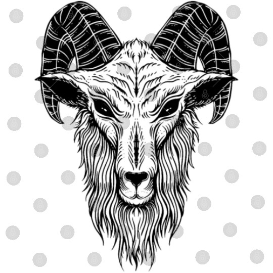 Baphomet Goat Devil Head Digital Files