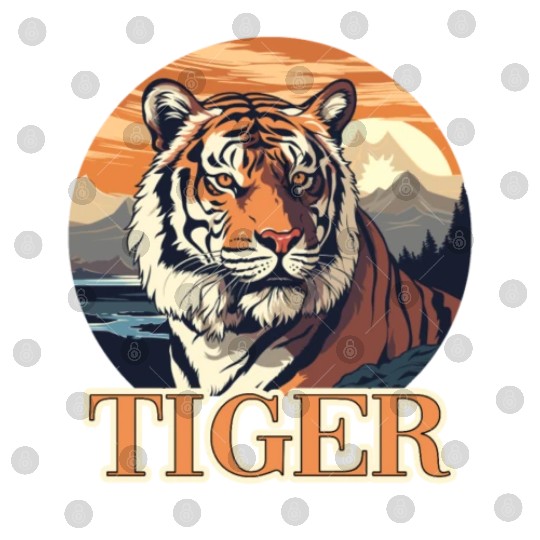 Tiger Design for a Tiger lovers Digital Files