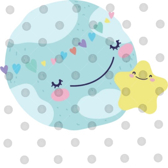 Moon and star Digital Files