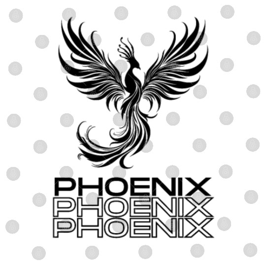 Unleash Inner Fire: Wear the Black Phoenix Digital Files