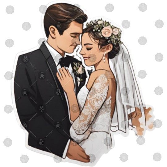 Flat Card Wedding Digital Files