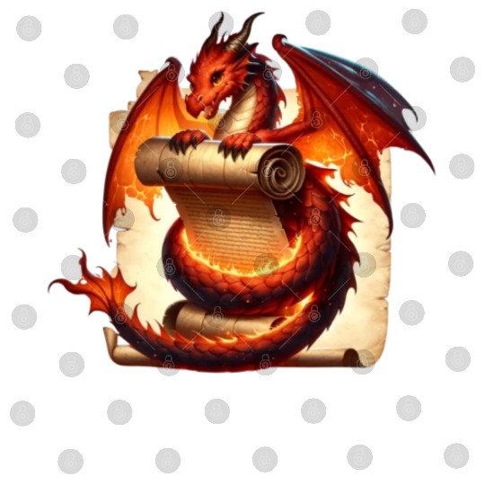 Fantasy Creature Papyrus Scroll Dungeon Dragon Digital Files