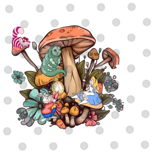 We're all Mad Here - Alice in Wonderland inspired Digital Files