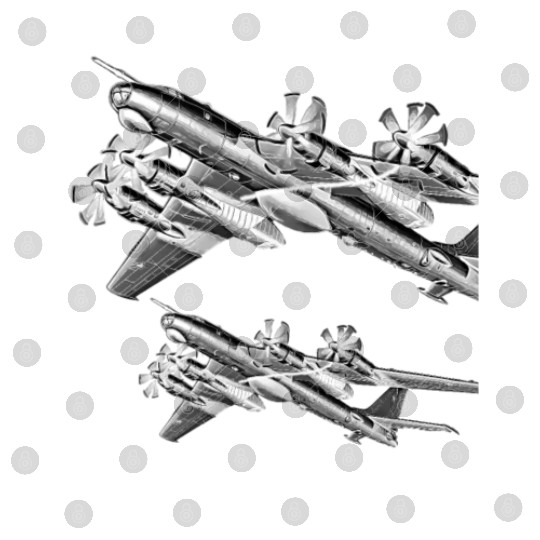 Tupolev TU-95 Heavy Russian Bomber Aircraft Digital Files