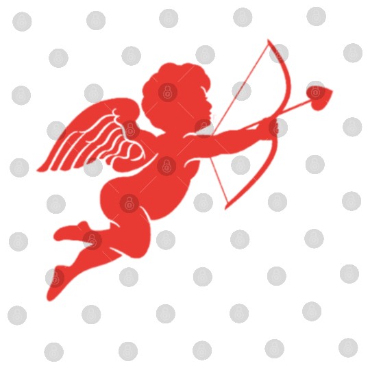 A cupid angel with a bow and arrow Digital Files