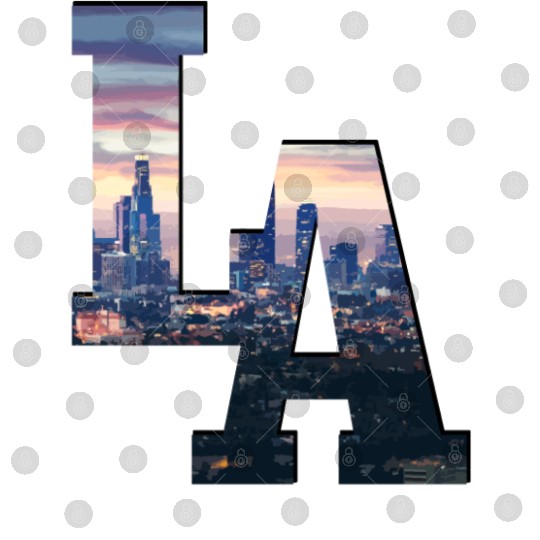 Los Angeles California LA Gift Digital Files