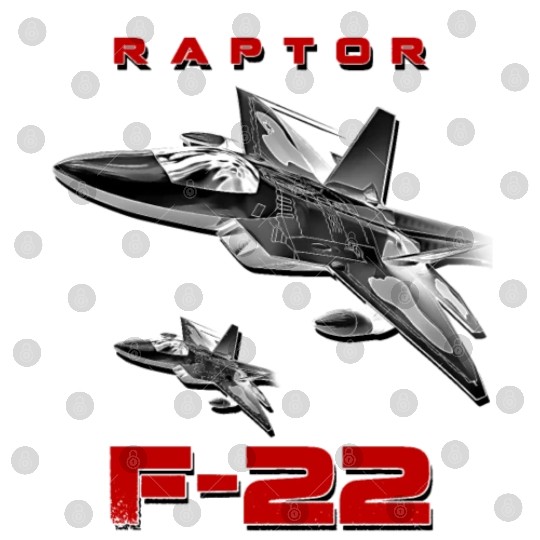 F-22 Raptor Fighterjet Us Air Force Warbird Digital Files